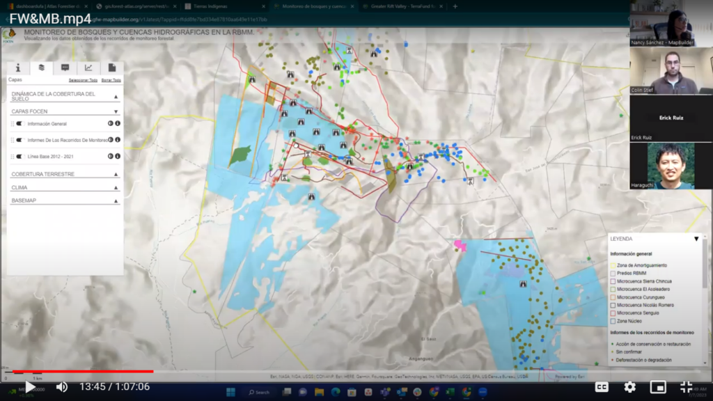 Forest Watcher & MapBuilder training